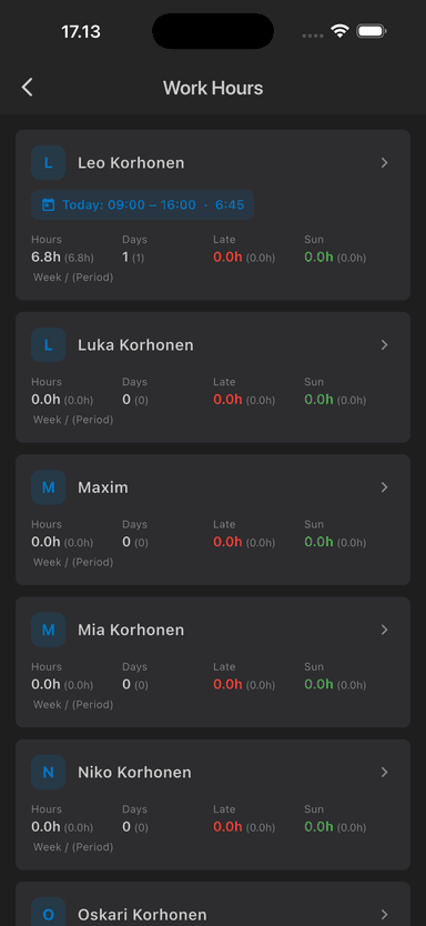 DinerOps Pro mobile — screen 4